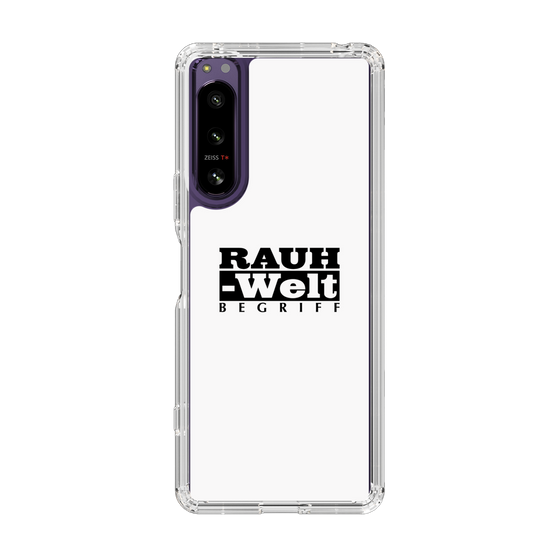 Slim Protection Case［ RAUH-Welt BEGRIFF - Logo - White ］
