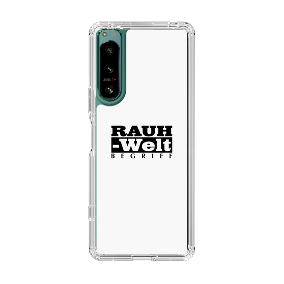 Slim Protection Case［ RAUH-Welt BEGRIFF - Logo - White ］