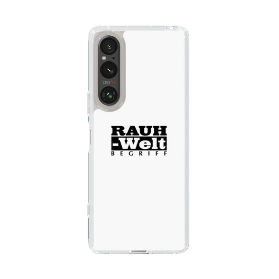 Slim Protection Case［ RAUH-Welt BEGRIFF - Logo - White ］
