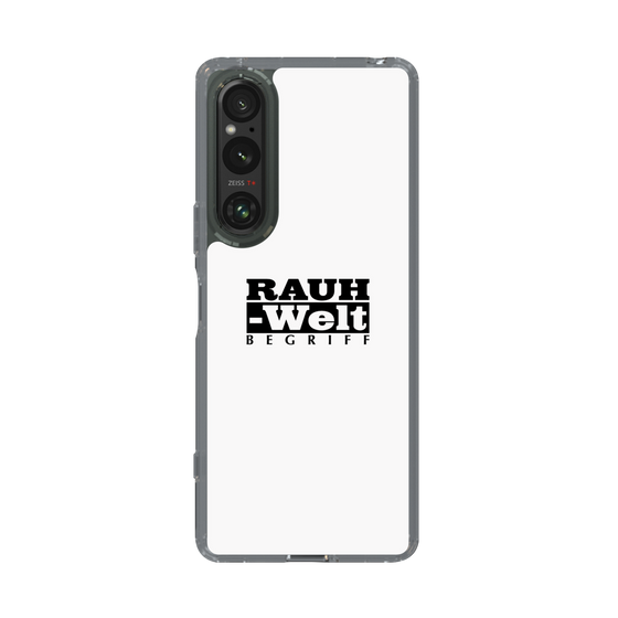 Slim Protection Case［ RAUH-Welt BEGRIFF - Logo - White ］