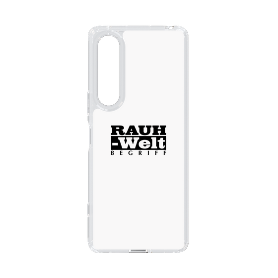 Slim Protection Case［ RAUH-Welt BEGRIFF - Logo - White ］