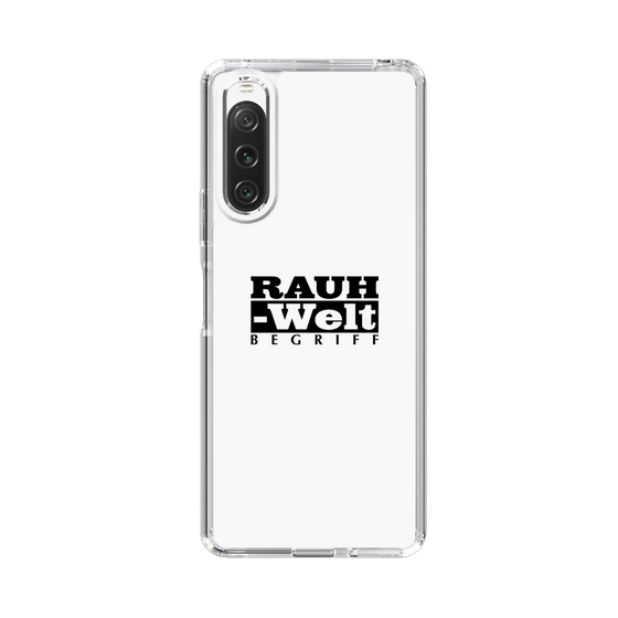 Slim Protection Case［ RAUH-Welt BEGRIFF - Logo - White ］