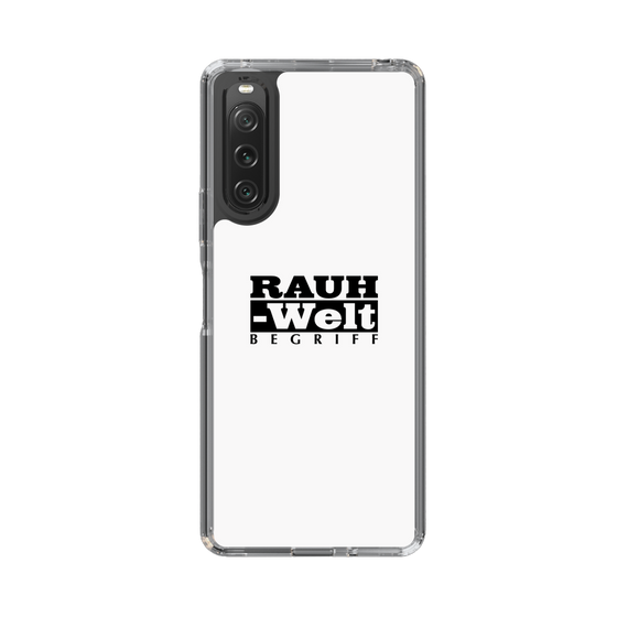 Slim Protection Case［ RAUH-Welt BEGRIFF - Logo - White ］