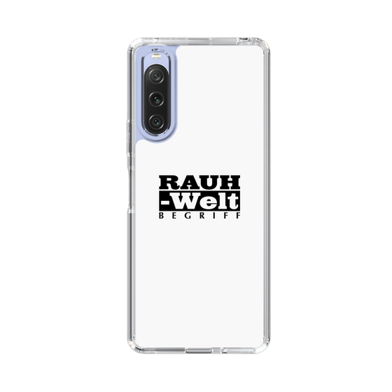 Slim Protection Case［ RAUH-Welt BEGRIFF - Logo - White ］
