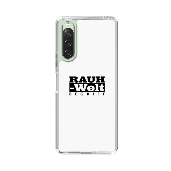 Slim Protection Case［ RAUH-Welt BEGRIFF - Logo - White ］