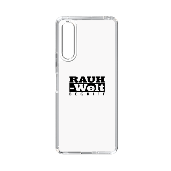 Slim Protection Case［ RAUH-Welt BEGRIFF - Logo - White ］