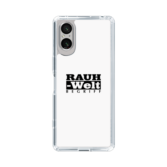Slim Protection Case［ RAUH-Welt BEGRIFF - Logo - White ］
