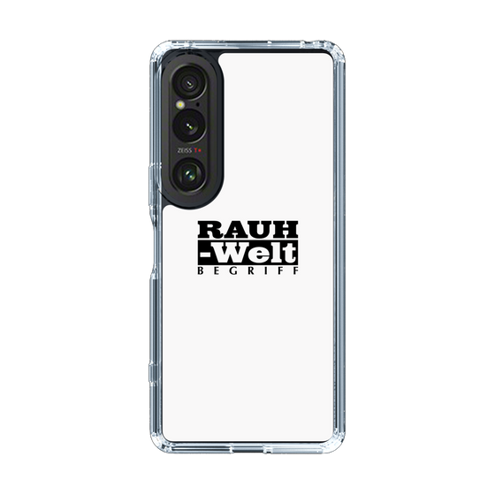 Slim Protection Case［ RAUH-Welt BEGRIFF - Logo - White ］