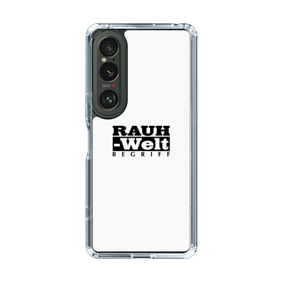 Slim Protection Case［ RAUH-Welt BEGRIFF - Logo - White ］
