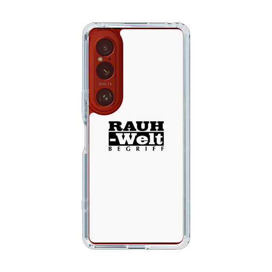 Slim Protection Case［ RAUH-Welt BEGRIFF - Logo - White ］