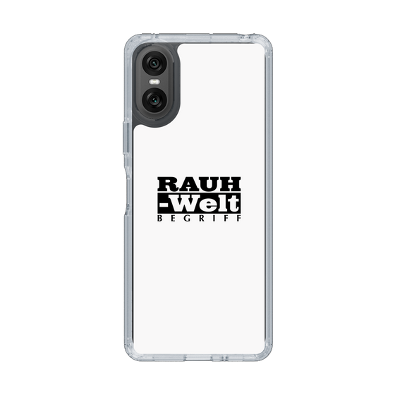 Slim Protection Case［ RAUH-Welt BEGRIFF - Logo - White ］