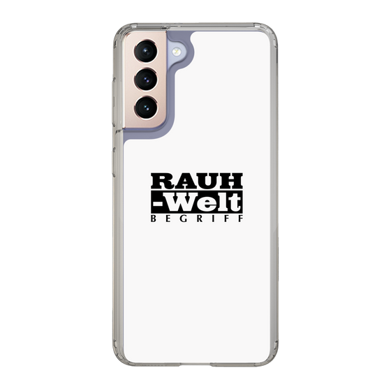 Slim Protection Case［ RAUH-Welt BEGRIFF - Logo - White ］