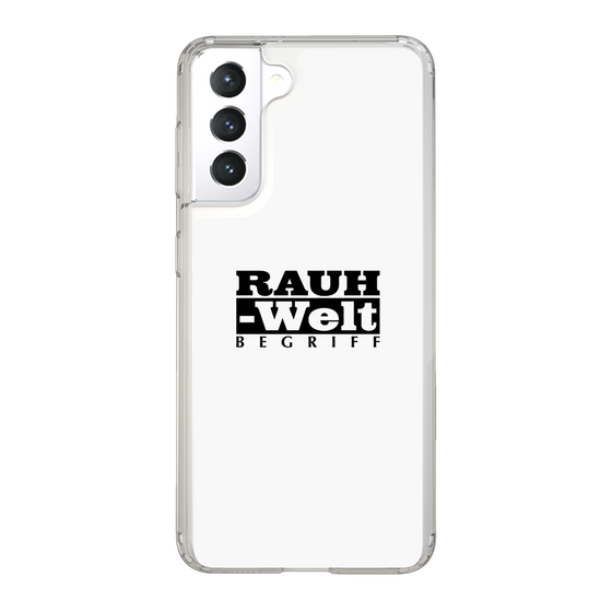 Slim Protection Case［ RAUH-Welt BEGRIFF - Logo - White ］