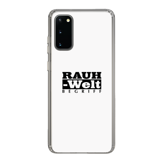 Slim Protection Case［ RAUH-Welt BEGRIFF - Logo - White ］
