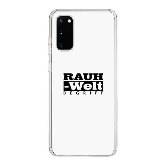 Slim Protection Case［ RAUH-Welt BEGRIFF - Logo - White ］
