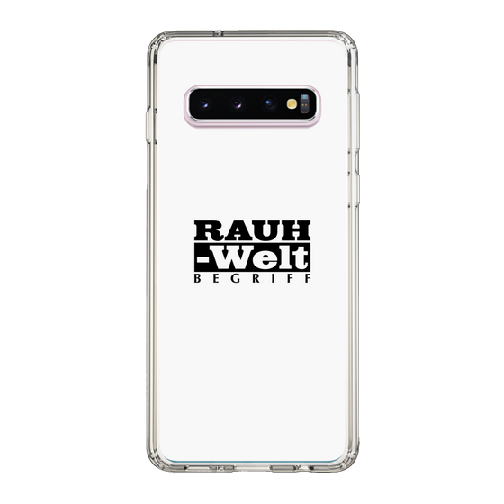 Slim Protection Case［ RAUH-Welt BEGRIFF - Logo - White ］