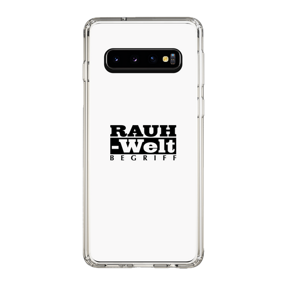 Slim Protection Case［ RAUH-Welt BEGRIFF - Logo - White ］
