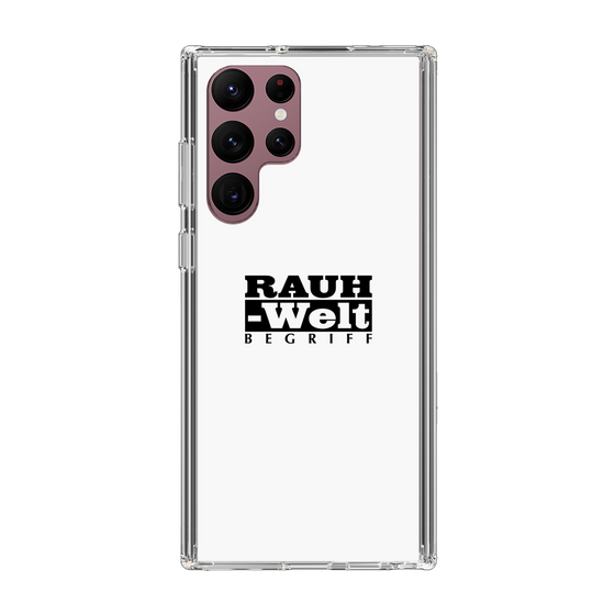 Slim Protection Case［ RAUH-Welt BEGRIFF - Logo - White ］