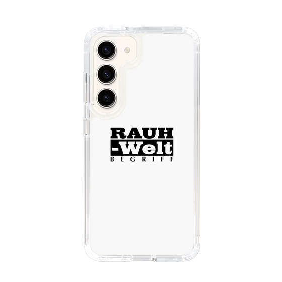 Slim Protection Case［ RAUH-Welt BEGRIFF - Logo - White ］