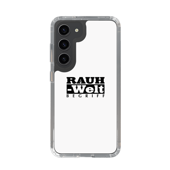 Slim Protection Case［ RAUH-Welt BEGRIFF - Logo - White ］
