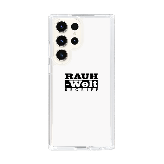 Slim Protection Case［ RAUH-Welt BEGRIFF - Logo - White ］