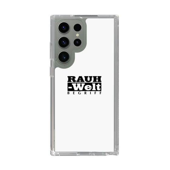 Slim Protection Case［ RAUH-Welt BEGRIFF - Logo - White ］