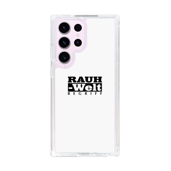 Slim Protection Case［ RAUH-Welt BEGRIFF - Logo - White ］