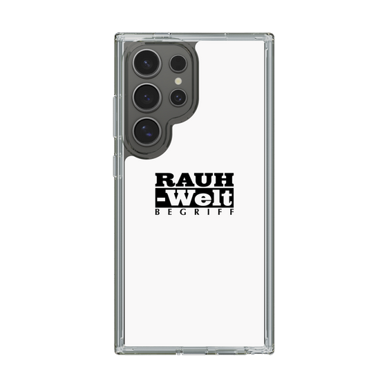 Slim Protection Case［ RAUH-Welt BEGRIFF - Logo - White ］