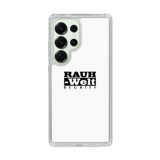 Slim Protection Case［ RAUH-Welt BEGRIFF - Logo - White ］