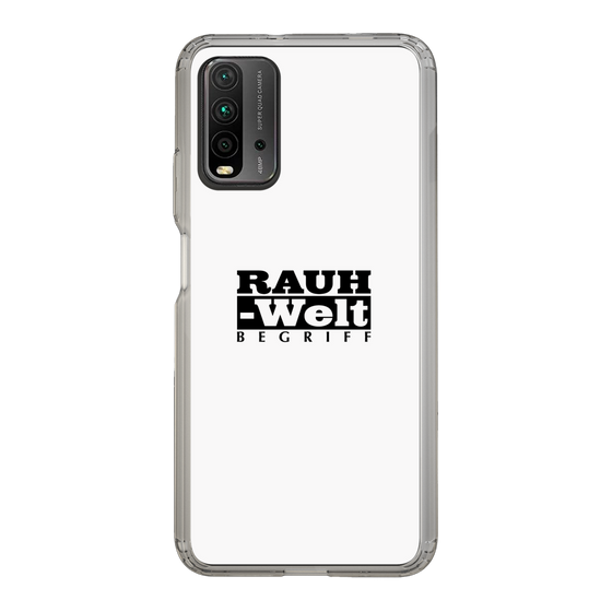 Slim Protection Case［ RAUH-Welt BEGRIFF - Logo - White ］