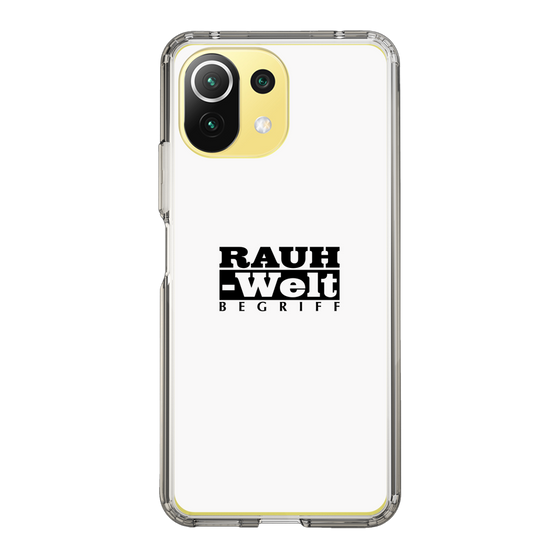 Slim Protection Case［ RAUH-Welt BEGRIFF - Logo - White ］