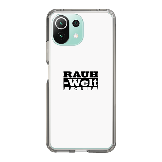 Slim Protection Case［ RAUH-Welt BEGRIFF - Logo - White ］