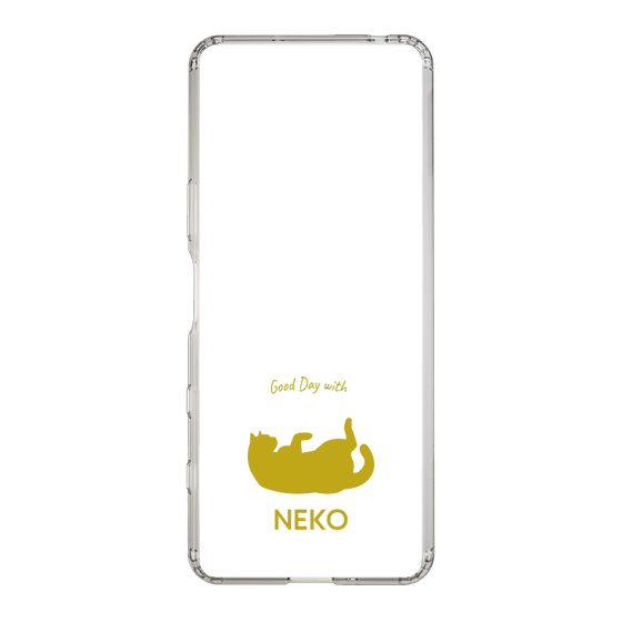 Slim Protection Case［ &UCHINOCO - Rolled-Over Cat ］