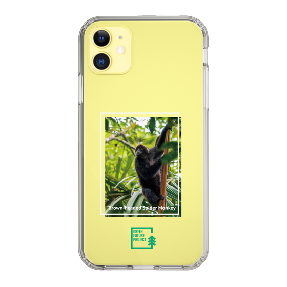 Slim Protection Case［ Green Future Project - Brown-headed Spider Monkey ］