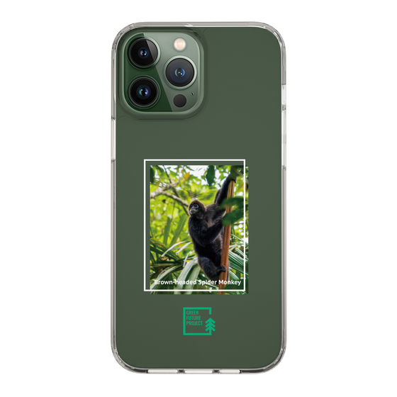 Slim Protection Case［ Green Future Project - Brown-headed Spider Monkey ］