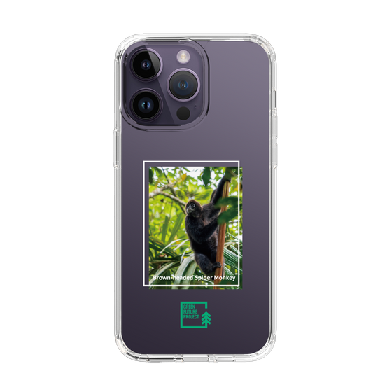 Slim Protection Case［ Green Future Project - Brown-headed Spider Monkey ］