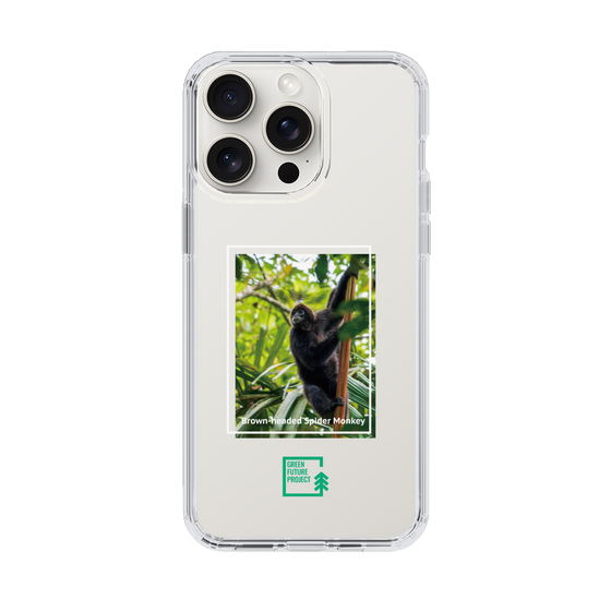Slim Protection Case［ Green Future Project - Brown-headed Spider Monkey ］