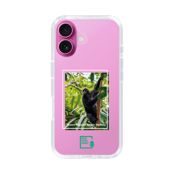 Slim Protection Case［ Green Future Project - Brown-headed Spider Monkey ］
