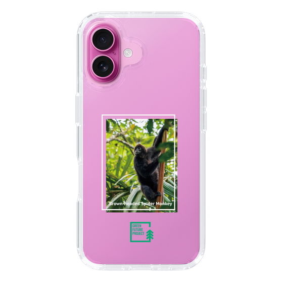 Slim Protection Case［ Green Future Project - Brown-headed Spider Monkey ］