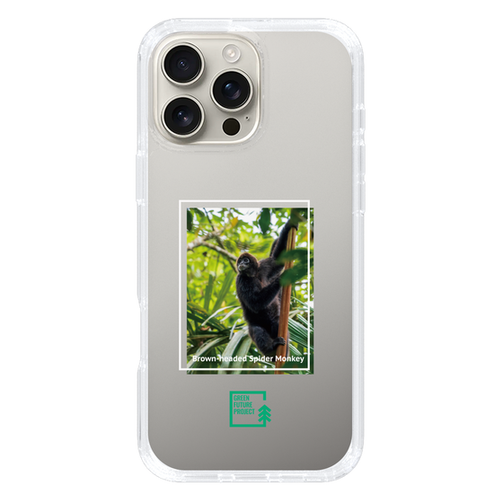 Slim Protection Case［ Green Future Project - Brown-headed Spider Monkey ］