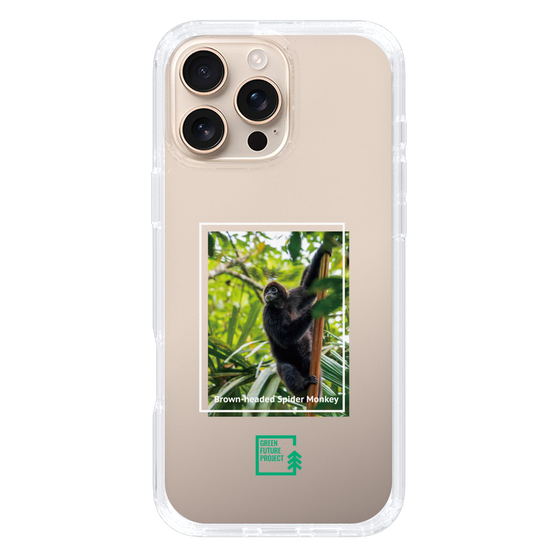 Slim Protection Case［ Green Future Project - Brown-headed Spider Monkey ］