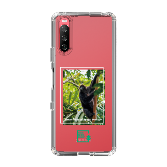 Slim Protection Case［ Green Future Project - Brown-headed Spider Monkey ］