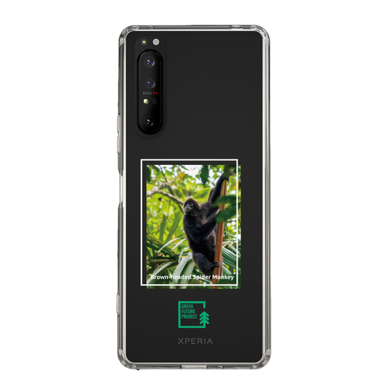Slim Protection Case［ Green Future Project - Brown-headed Spider Monkey ］