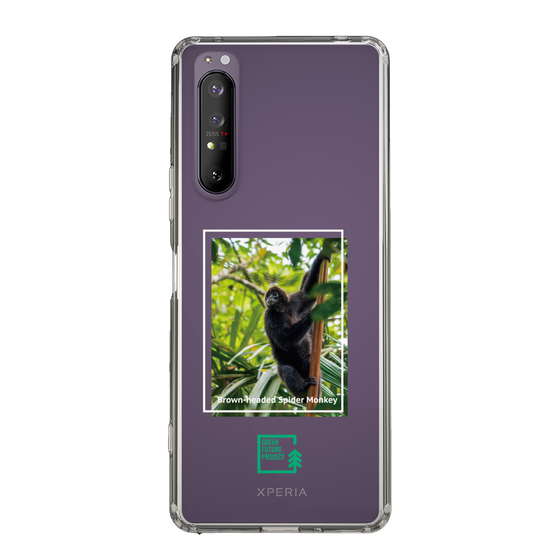 Slim Protection Case［ Green Future Project - Brown-headed Spider Monkey ］
