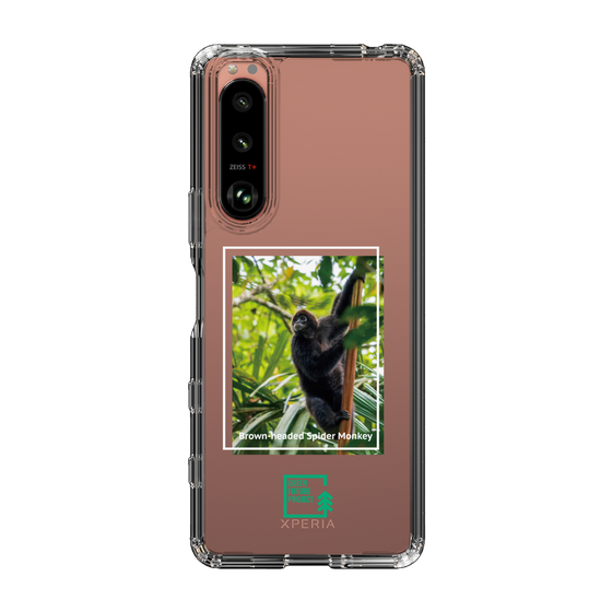 Slim Protection Case［ Green Future Project - Brown-headed Spider Monkey ］