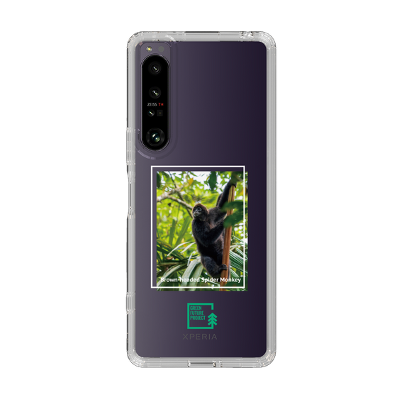 Slim Protection Case［ Green Future Project - Brown-headed Spider Monkey ］