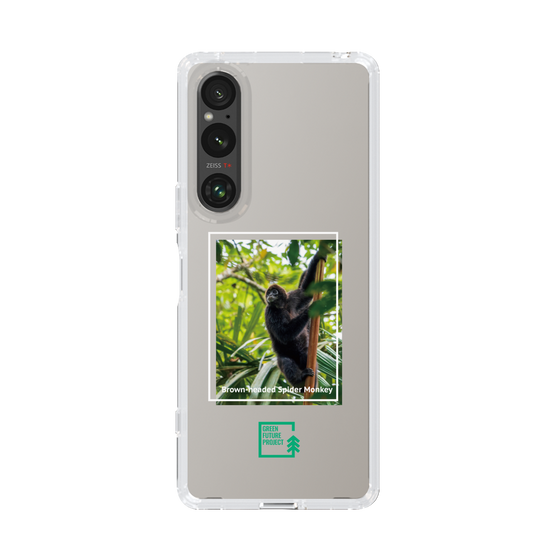 Slim Protection Case［ Green Future Project - Brown-headed Spider Monkey ］