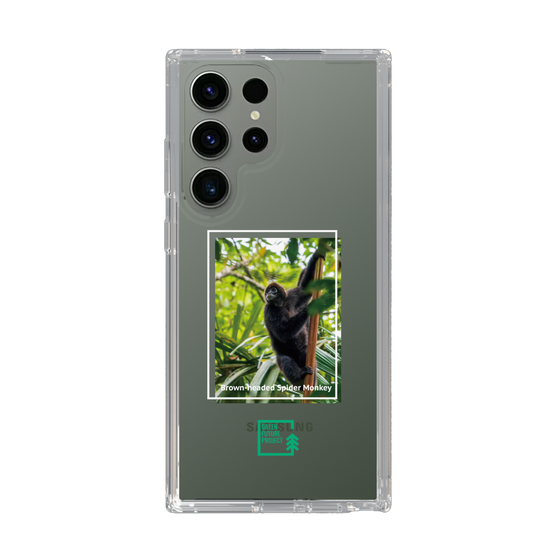 Slim Protection Case［ Green Future Project - Brown-headed Spider Monkey ］