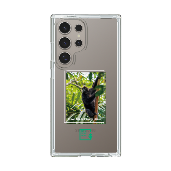 Slim Protection Case［ Green Future Project - Brown-headed Spider Monkey ］