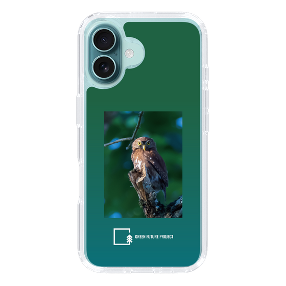 Slim Protection Case［ Green Future Project - Ferruginous Pygmy Owl ］